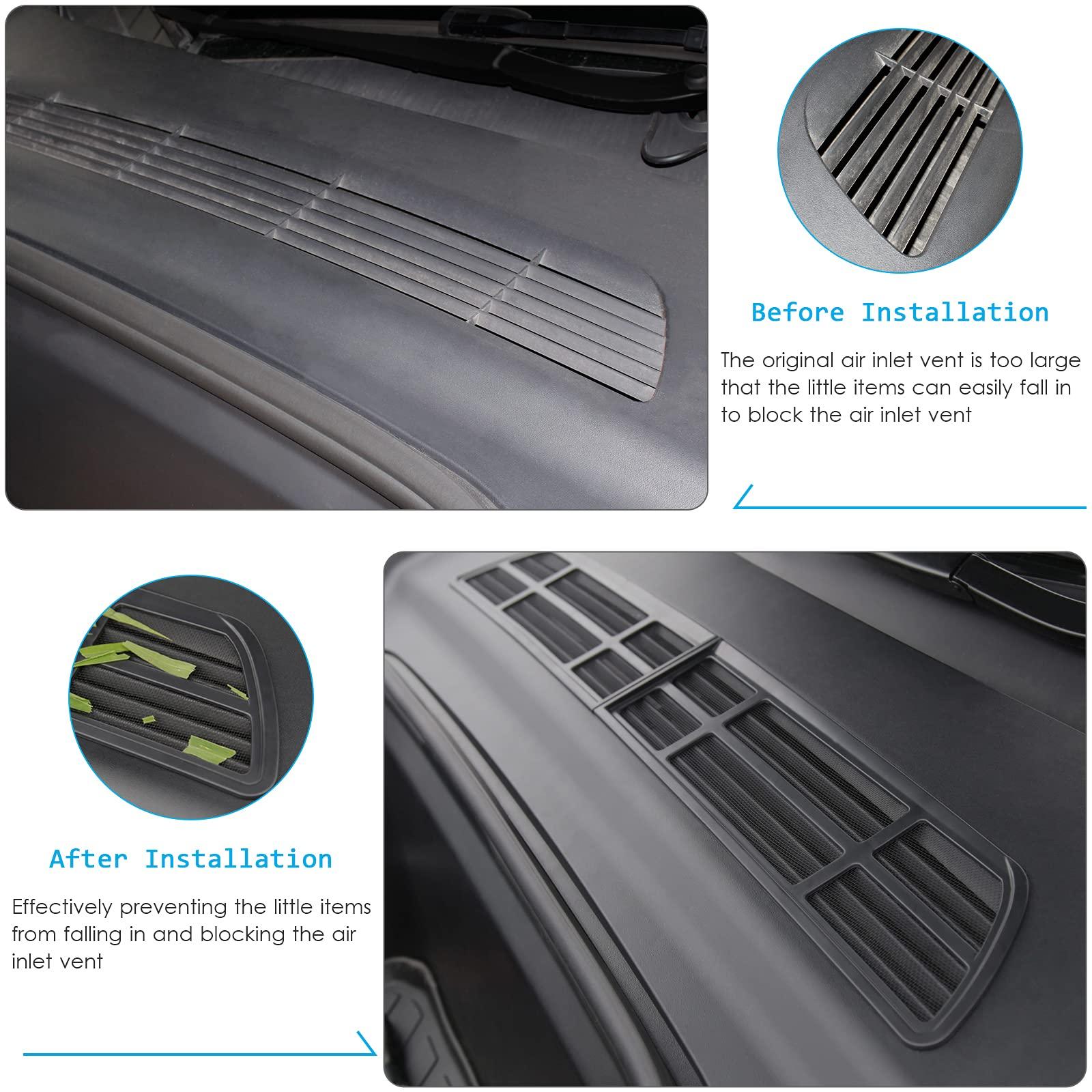 Air Intake Vent Cover – Protects HVAC System from Debris – For Tesla Model Y (2020-2024)