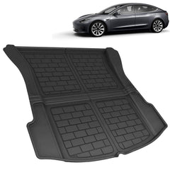 Front Trunk Mat Frunk Cargo Liner 3D Lamination Cut – For Tesla Model 3 (2017-2023)