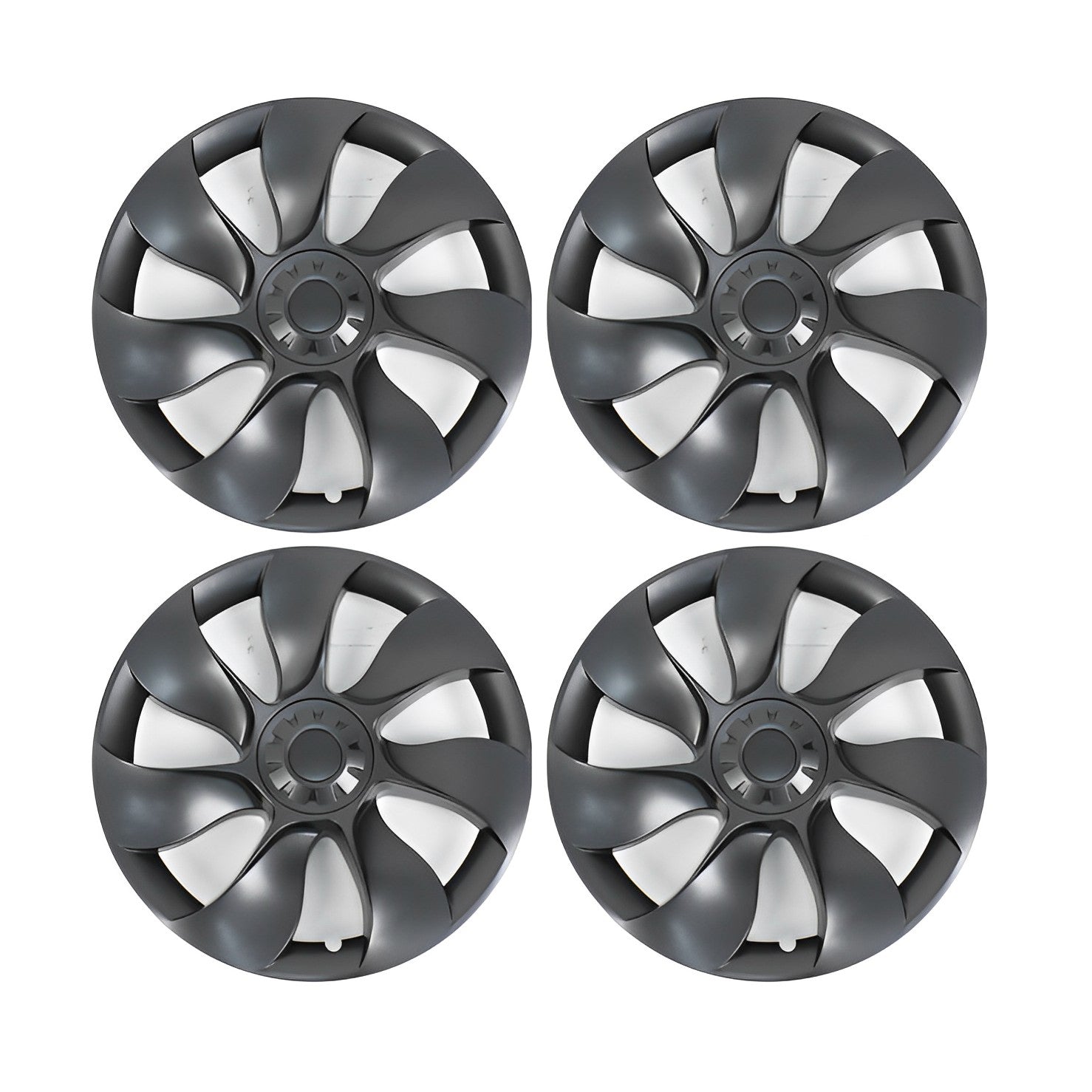 Model Y Uberturbine Style Wheel Hub Caps - Performance Wheel HubCaps (4 Pcs)