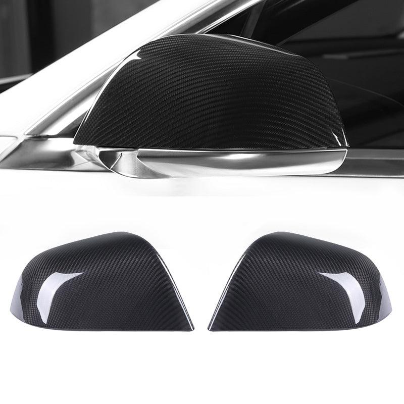 Carbon Fiber Mirror Cover OEM Style (1 Pair) – For Tesla Model 3 (2017-2024)