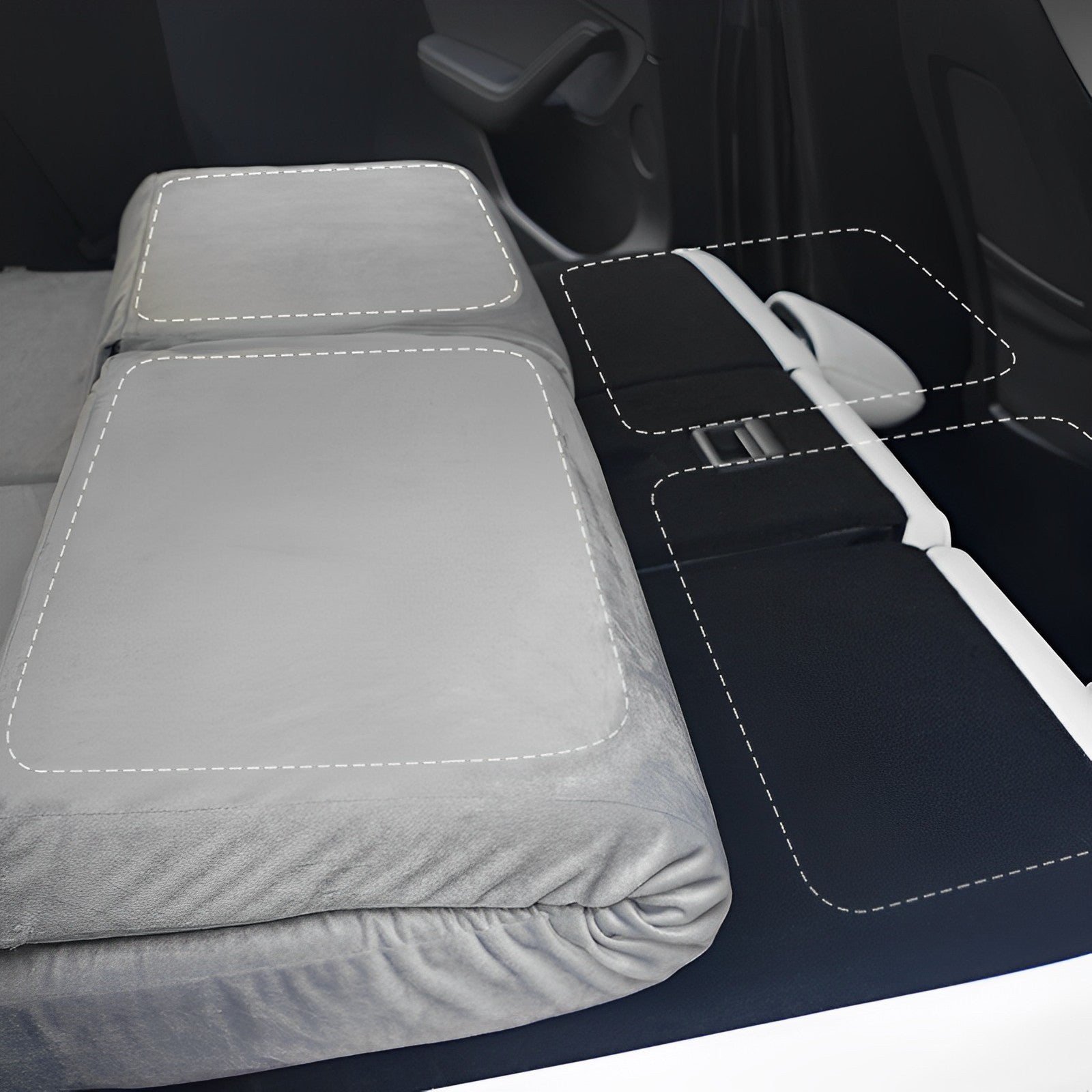 Memory Sponge Trunk Camping Mattress – For Tesla Model 3 (Highland)/Y (2017-2024)