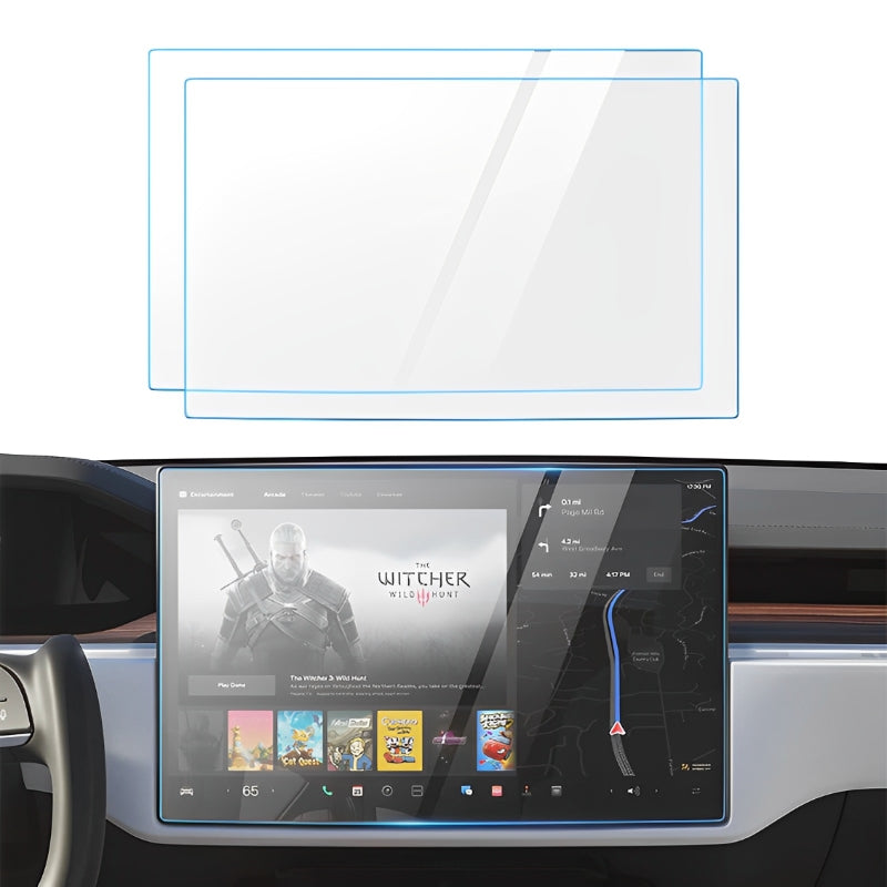 Tempered Glass Screen Protector – For Tesla Model S/X (2021-2024)