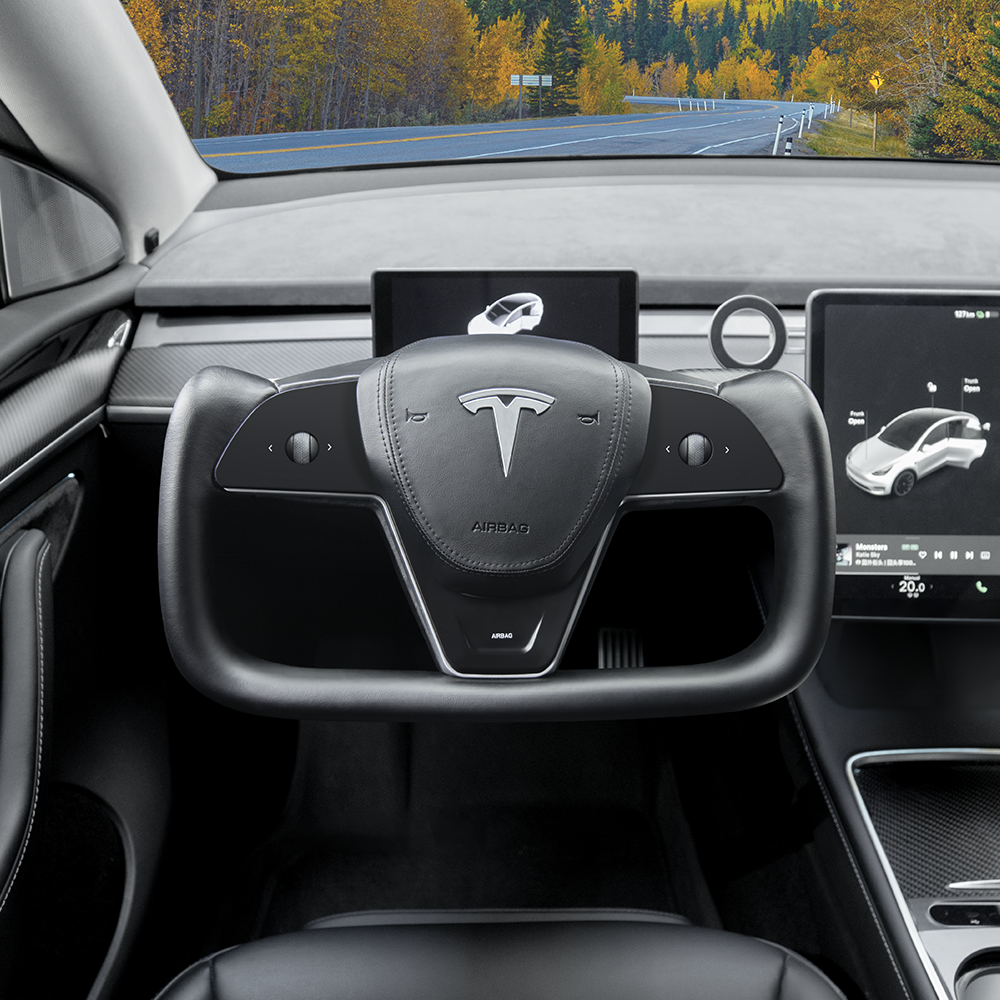 Yoke Steering Wheel – For Tesla Model 3/Y (Inspired by Model S/X Yoke Style)