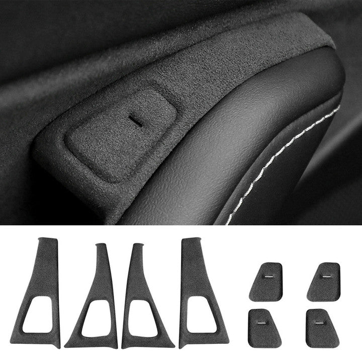 Alcantara Door Button Switch Cover – For Tesla Model 3/Y (2017-2024)