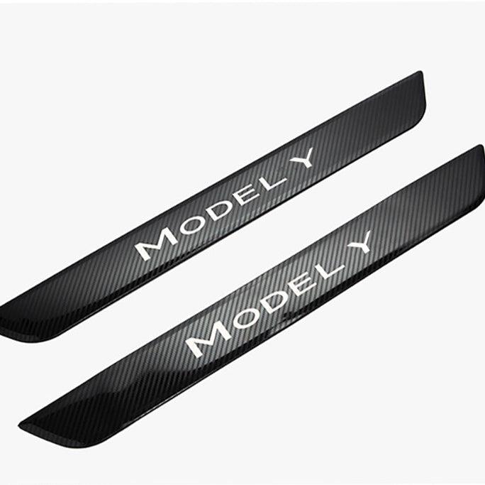 Door Sill Vinyl Wrap Protector – For Tesla Model Y (2020-2024)