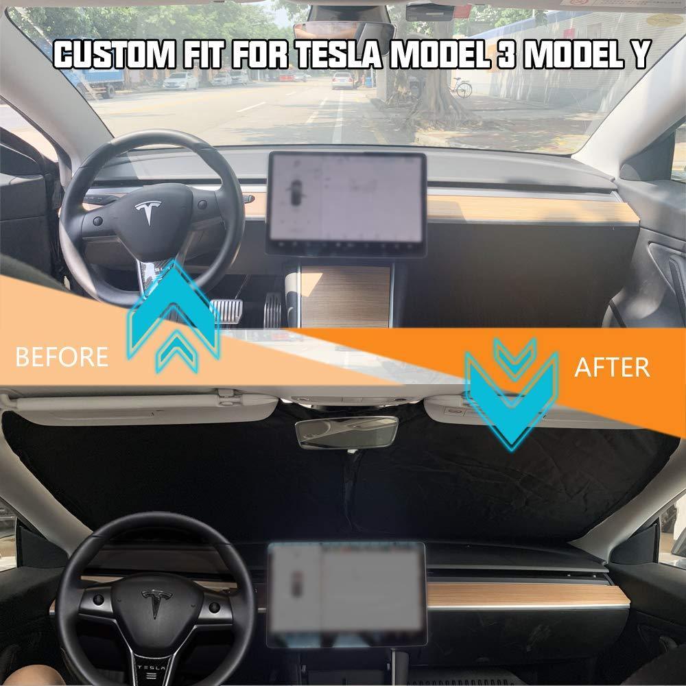 Front Windshield Sunshade – For Tesla Model S/3/X/Y