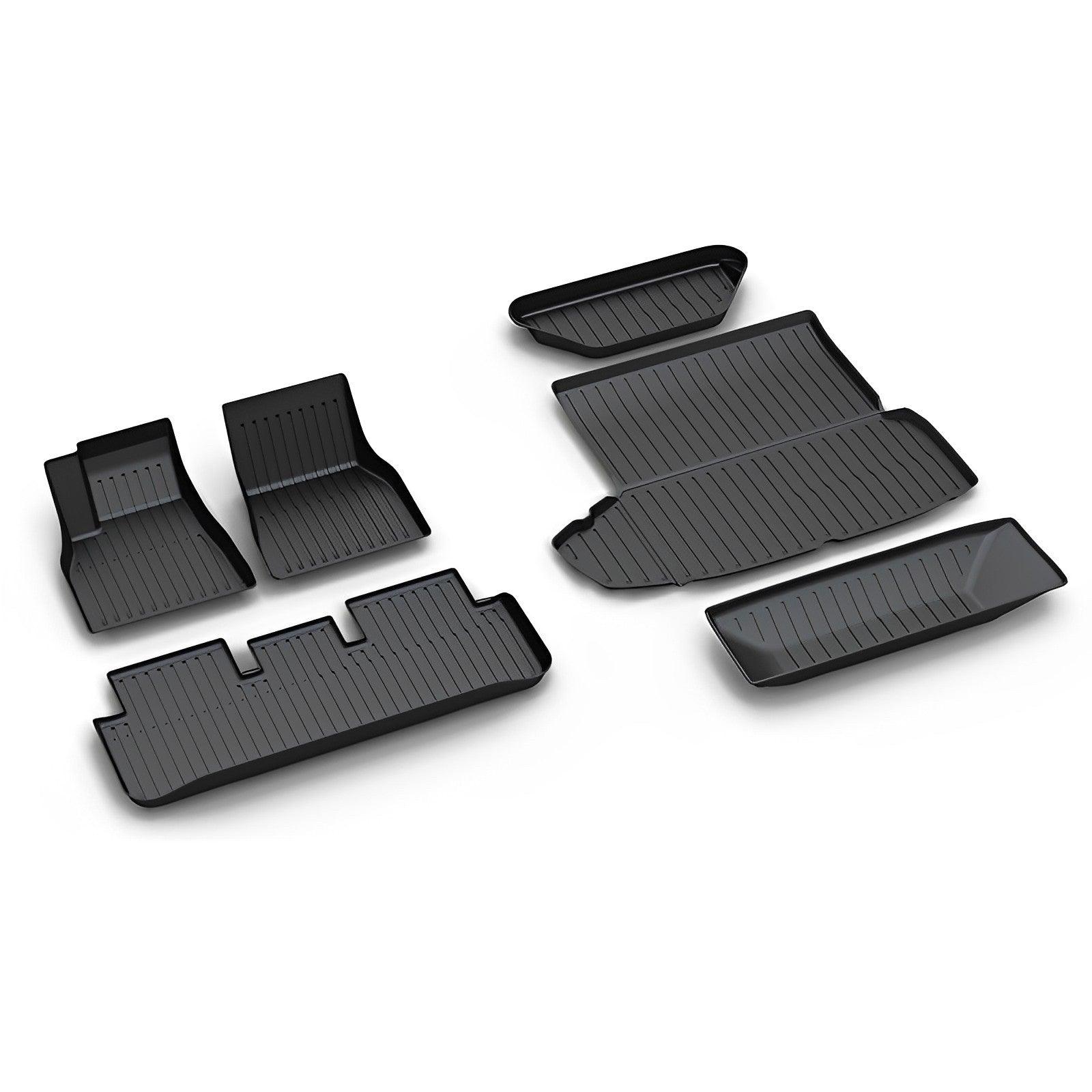 All-Weather Floor Mats & Cargo Liner Set – For Tesla Model S (2021-2024)