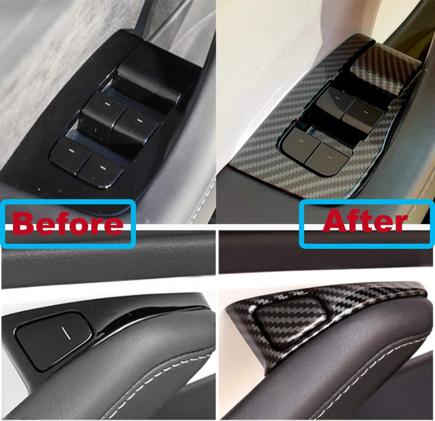 Window & Door Switch Covers – For Tesla Model 3/Y (2017-2023)