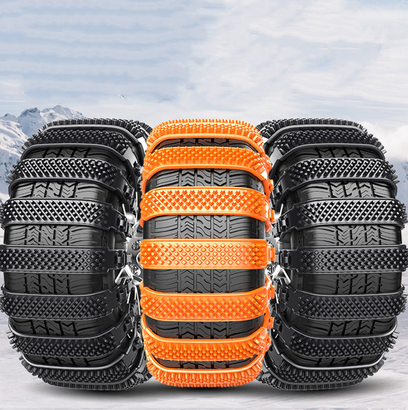 Bullwheel Track Clause Snow Chains (for Car Tire Size 165-245mm) – Universal Fit for All Cars