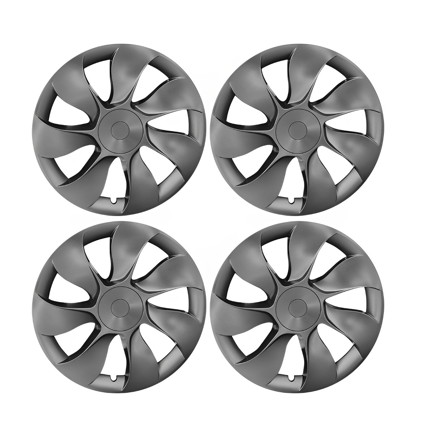 Induction Style Wheel Hub Caps – For Tesla Model Y (4 Pcs)