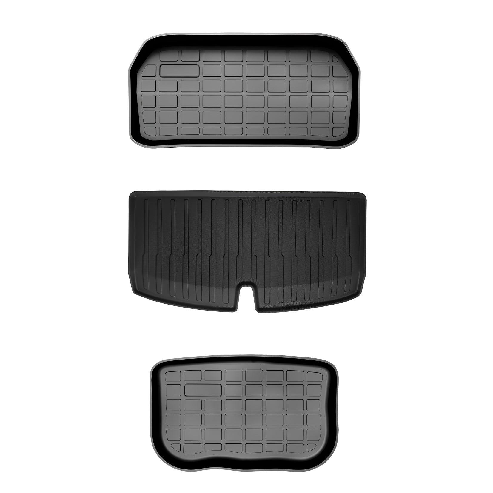 Tesla Model Y All-Weather Floor Mats Full Set Trunk Mat Cargo Mat Frunk Cargo Liner (2020-2024)