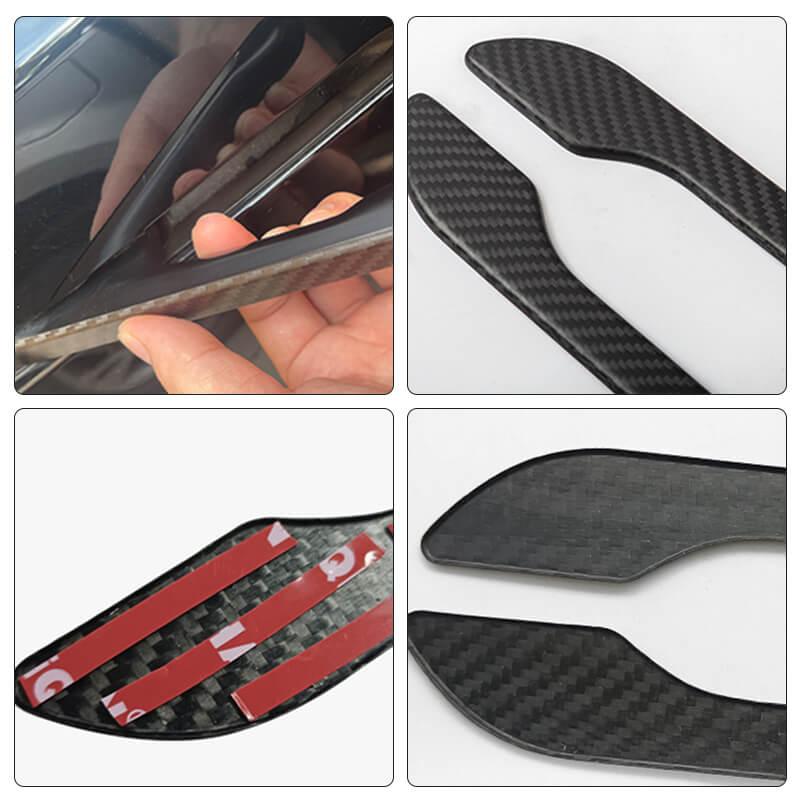 Carbon Fiber Door Handle Cover – For Tesla Model 3/Y (2017-2024)