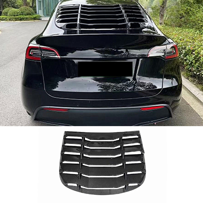 Rear Window Louver Modified Rear Shutters and Sunshade Decoration – For Tesla Model Y