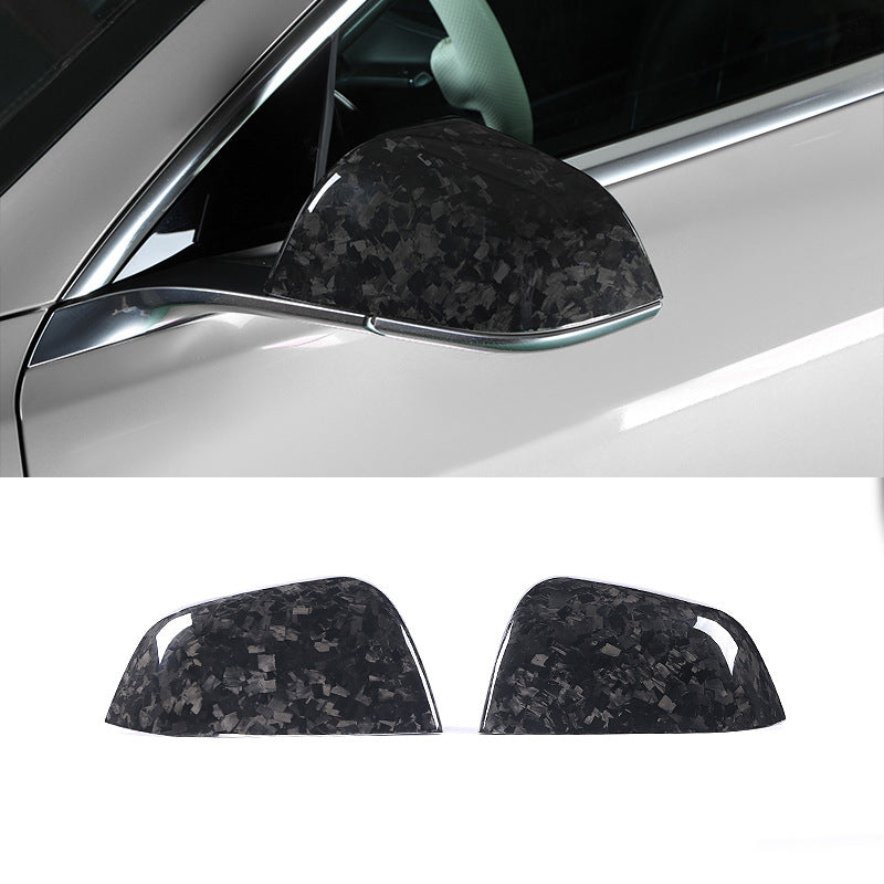 Carbon Fiber OEM Side Mirror Cover – For Tesla Model Y (2020-2024)