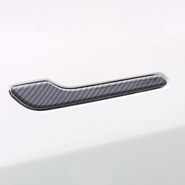 Door Handle Cover (Carbon Fiber Pattern ABS) – For Tesla Model 3 (Highland)/Y (2017-2024)