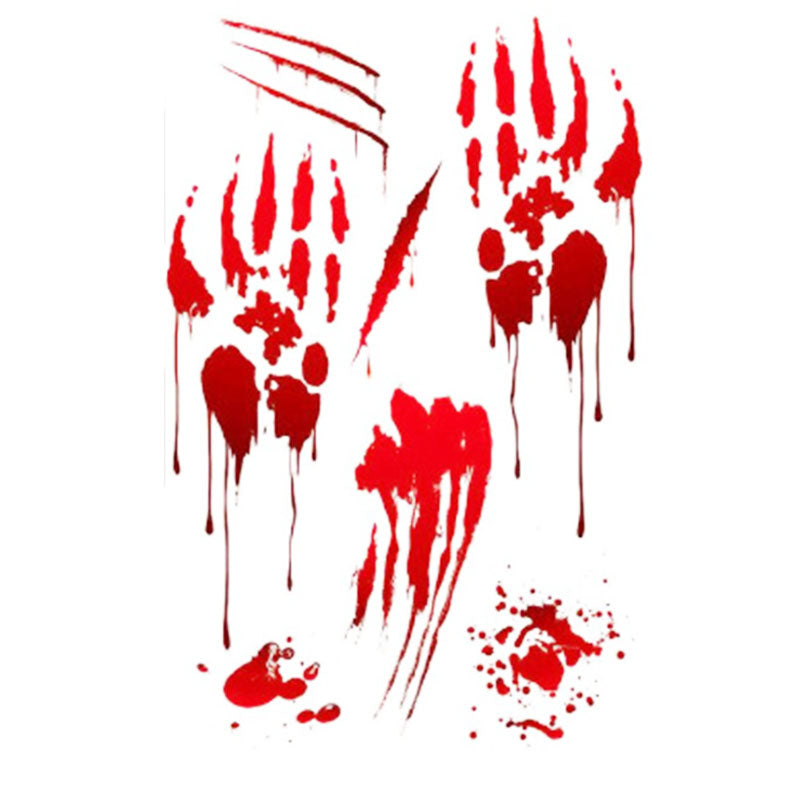 Blood Handprints Dripping Blood Car Stickers – For All Cars