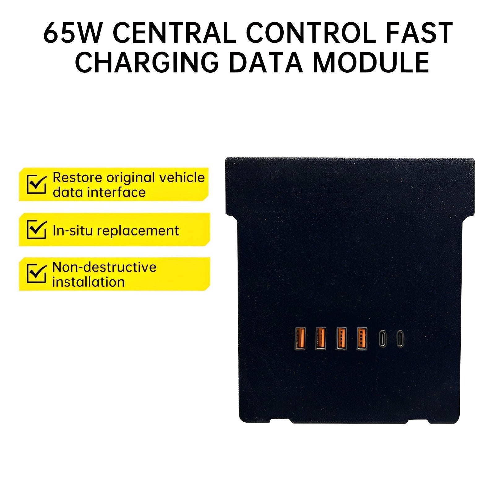 Central Control USB Data Recovery Hub – For Tesla Model 3/Y (2021-2024)