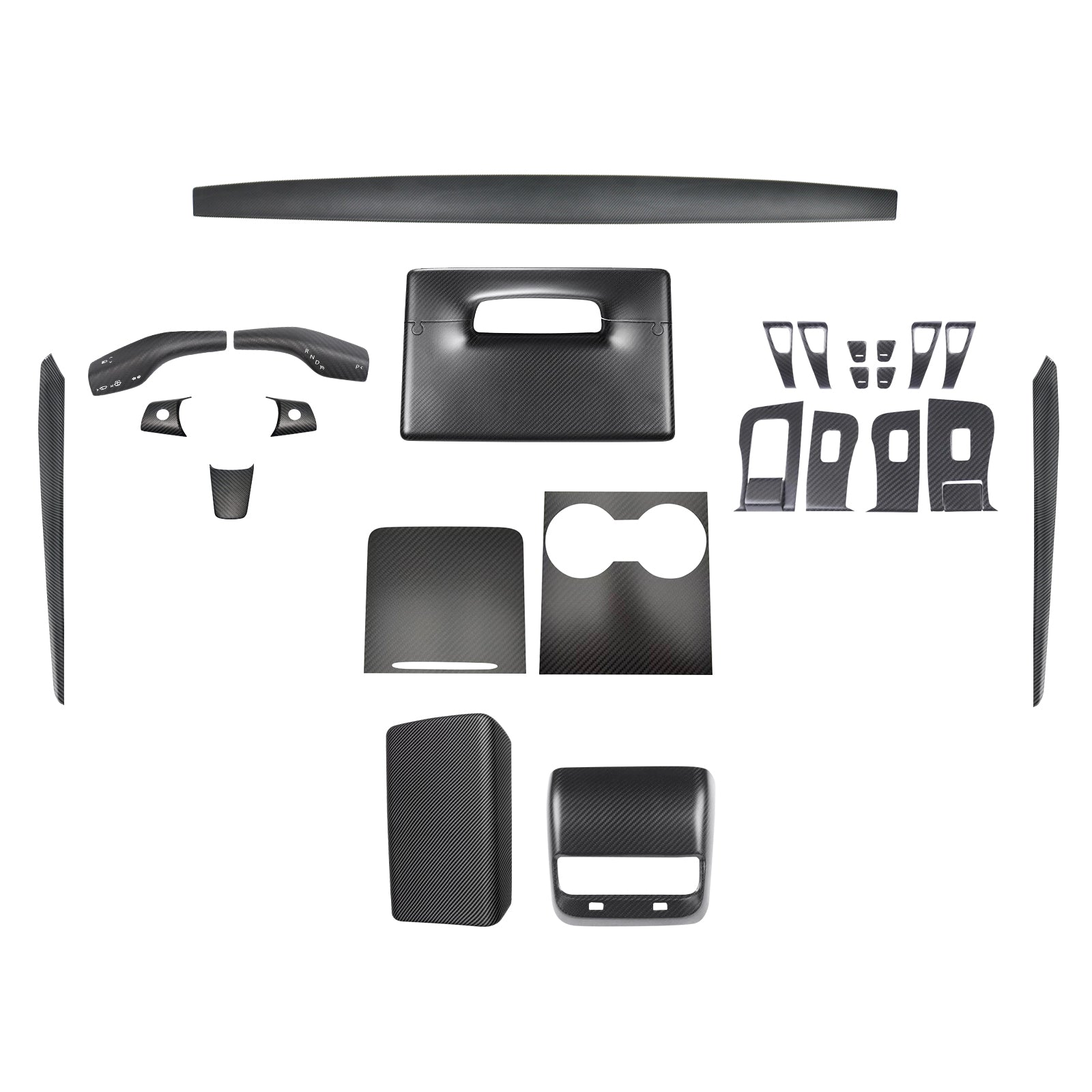 Real Carbon Fiber Interior Wrap Kit – For Tesla Model 3/Y