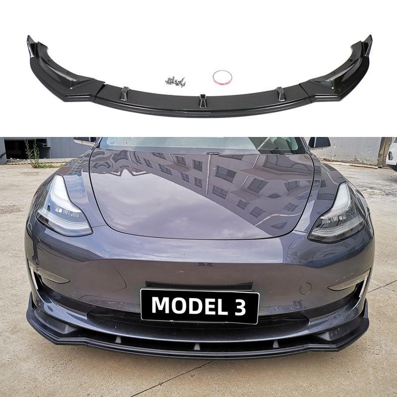 Front Bumper Lip Kit – For Tesla Model 3 (2017-2023)