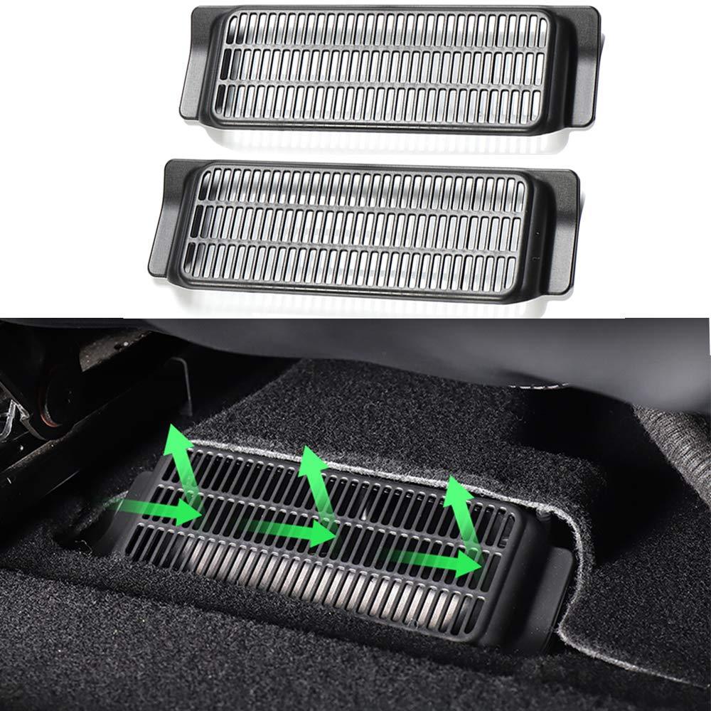 Under Front Seat Air Vent Covers (1 Pair) – For Tesla Model 3/Y (2017-2024)