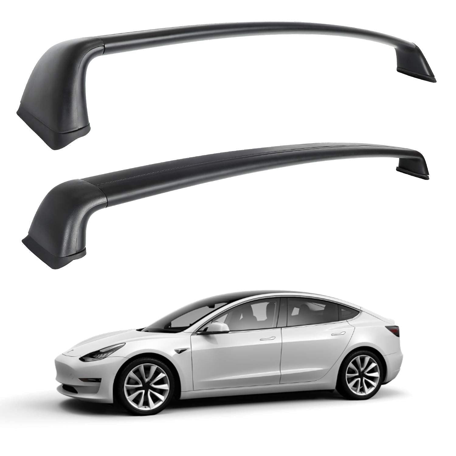 Aluminum Roof Rack Cross Bars (Set of 2) – For Tesla Model 3/Y (2017-2023)