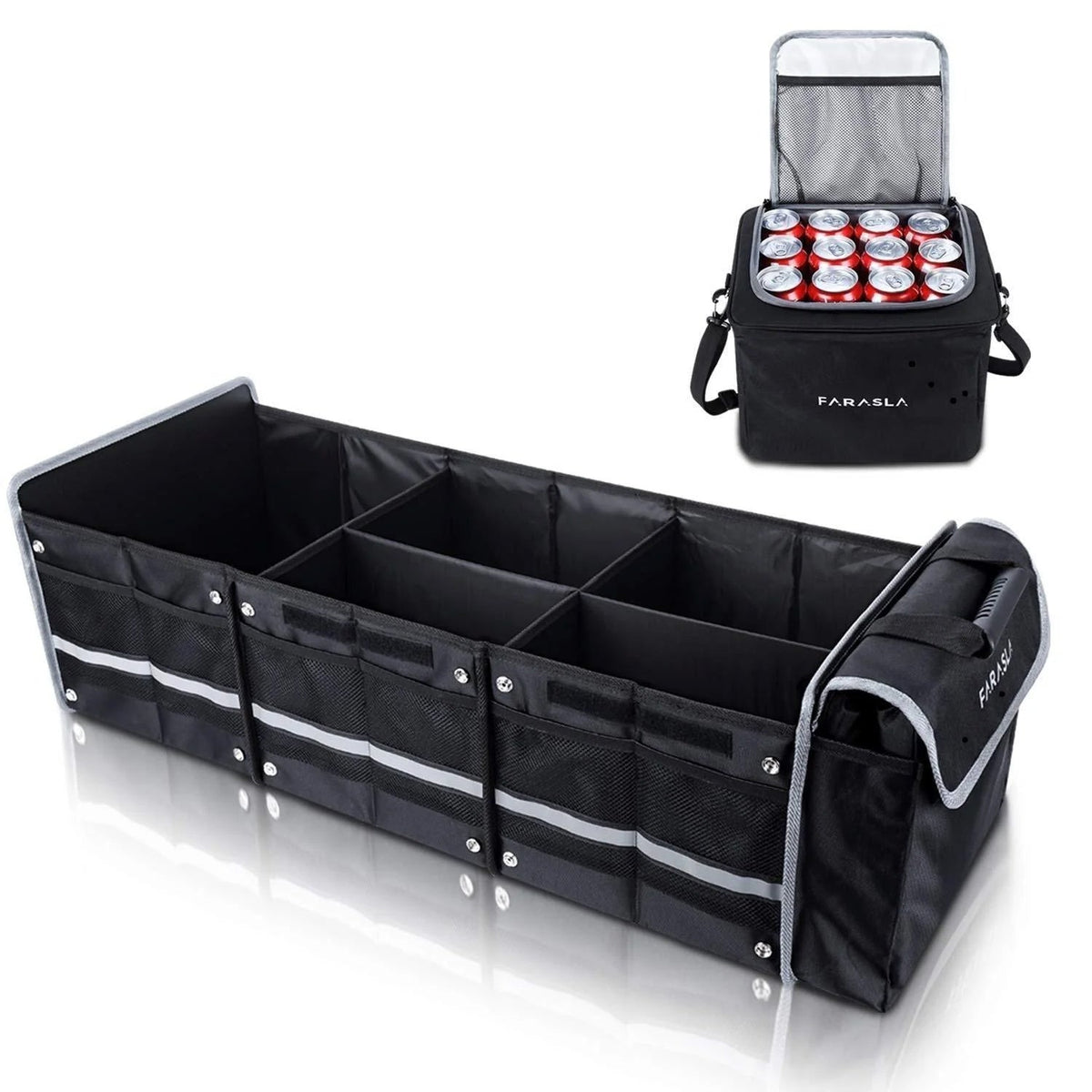 Water & Leakproof Large Collapsible Trunk Organizer For Tesla Model S/X/3/Y (2012-2024)