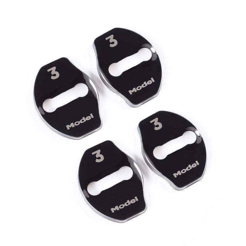 Door Latch Lock Covers (Set of 4) – For Tesla Model 3/Y (2017-2024)