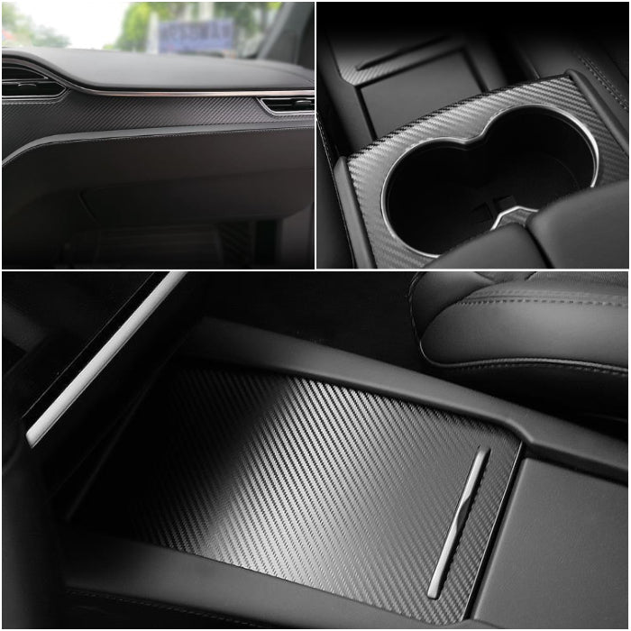 Carbon Fiber Interior Wrap Kit - For Tesla Model S (2012-2020)