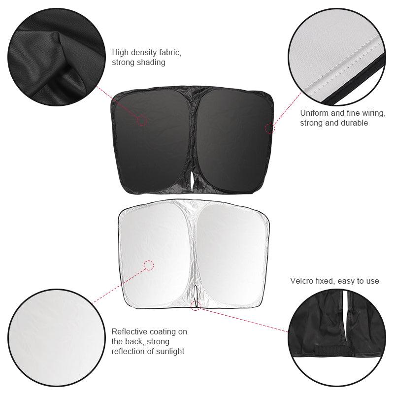 Privacy and Thermal Insulated Sunshades – For Tesla Model 3 (2017-2023)