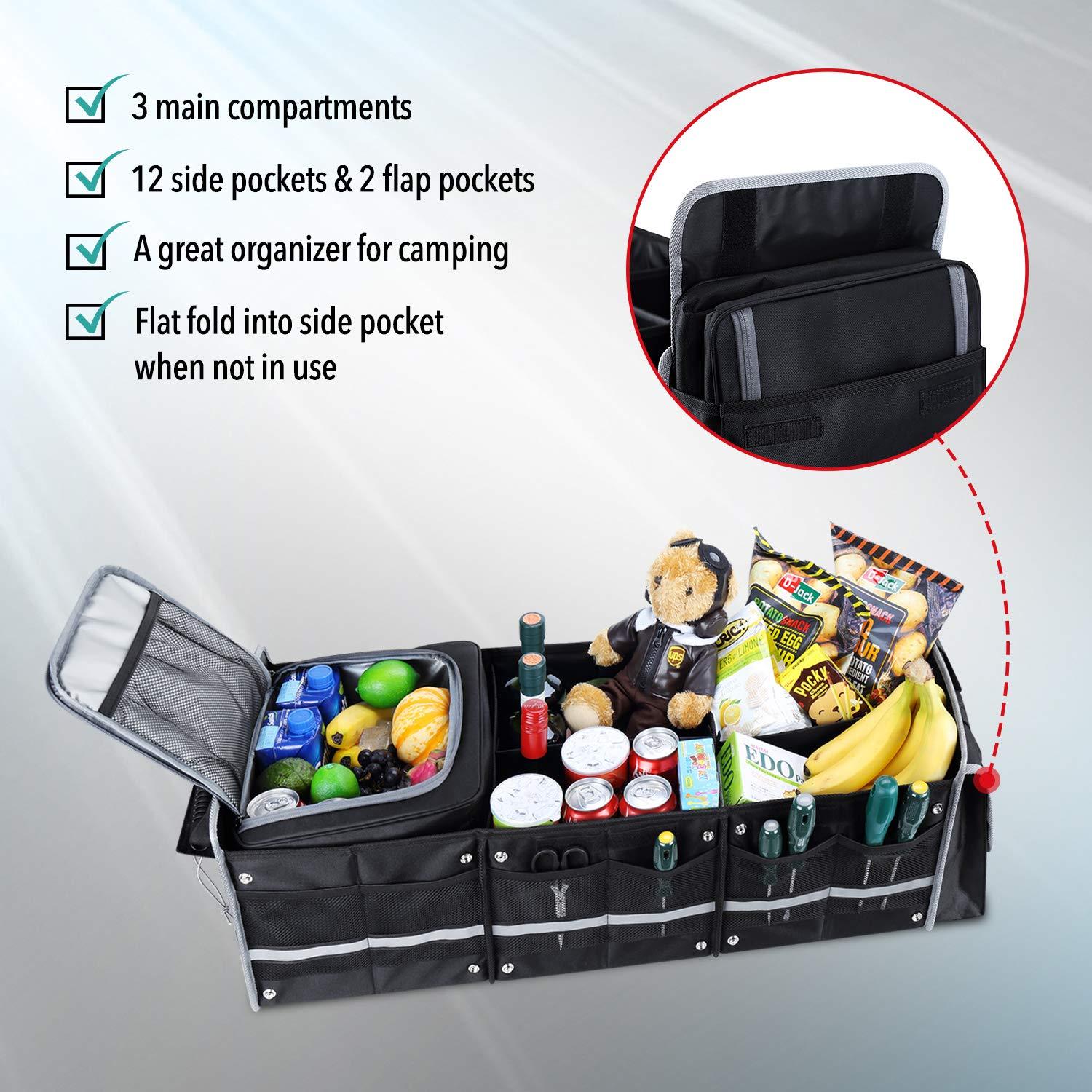 Water & Leakproof Collapsible Trunk Organizer – For Tesla Model S/3/X/Y (2012-2024)