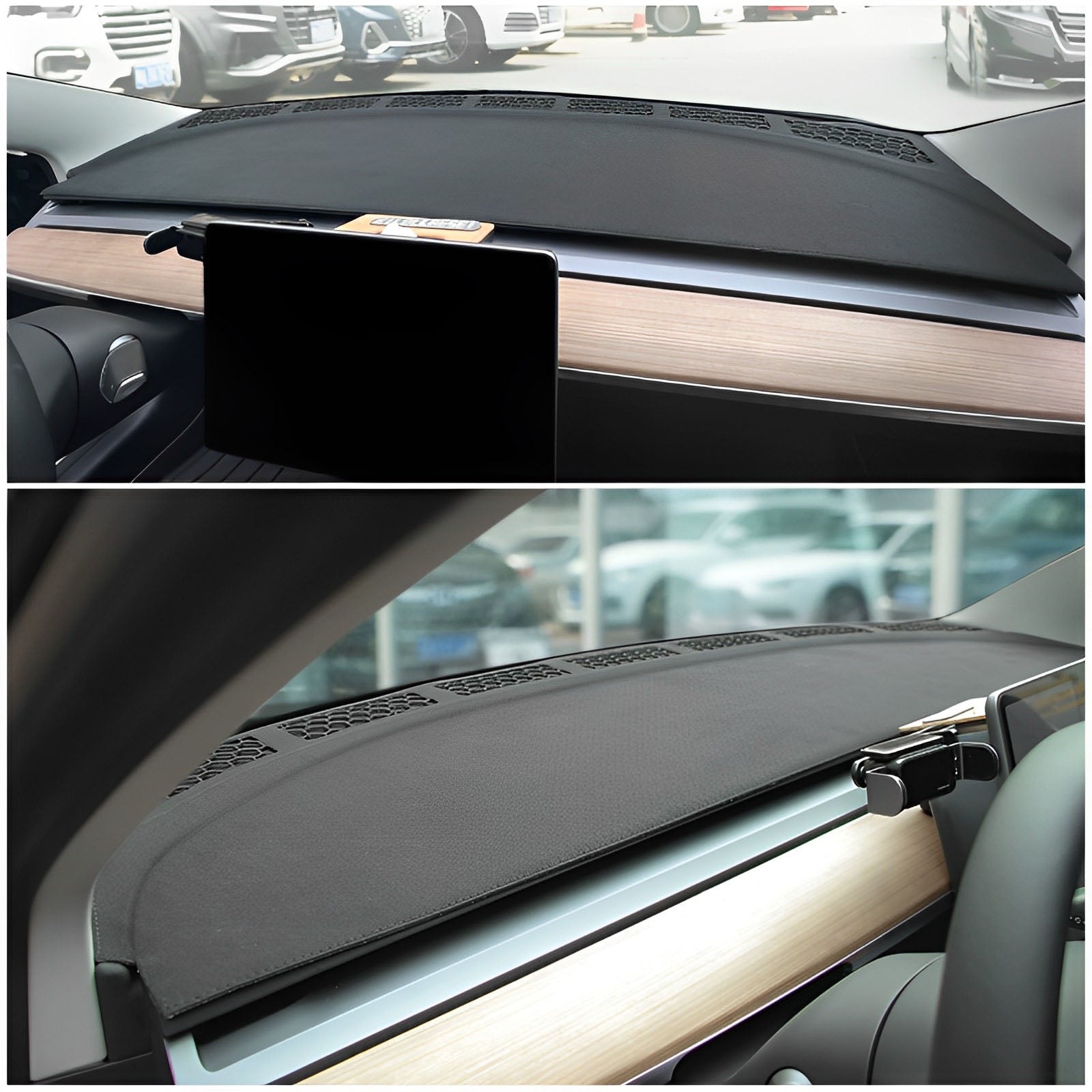Anti-Glare Dash Mat – For Tesla Model 3/Y (2017-2024)