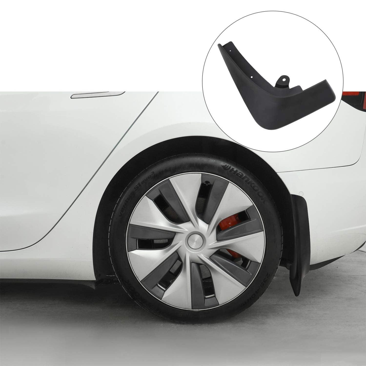 Mud Flaps Splash Guards (4 Pcs) – For Tesla Model X (2015-2020)