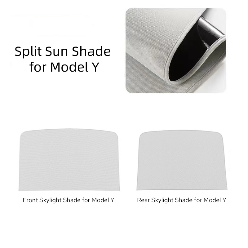 Electrostatic Adsorption Sunroof Sunshade – For Tesla Model 3/Y