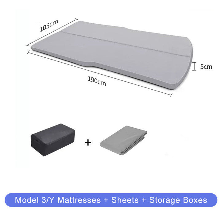 Memory Sponge Trunk Camping Mattress – For Tesla Model 3 (Highland)/Y (2017-2024)