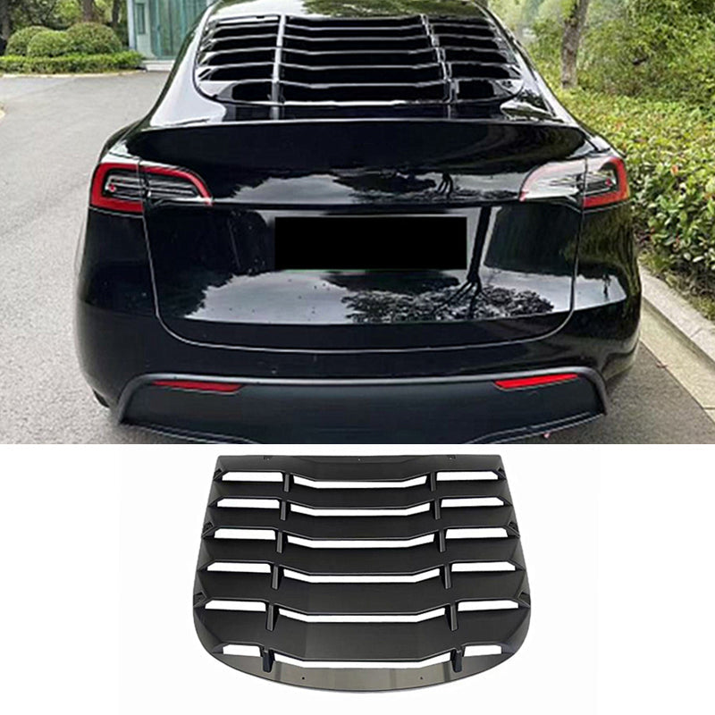 Rear Window Louver Modified Rear Shutters and Sunshade Decoration – For Tesla Model Y