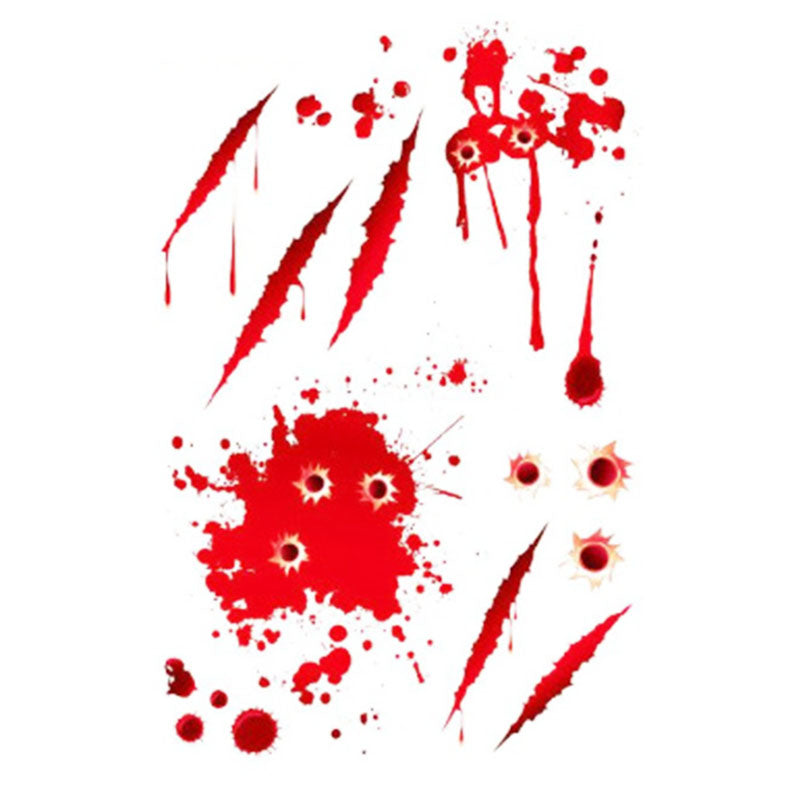 Blood Handprints Dripping Blood Car Stickers – For All Cars