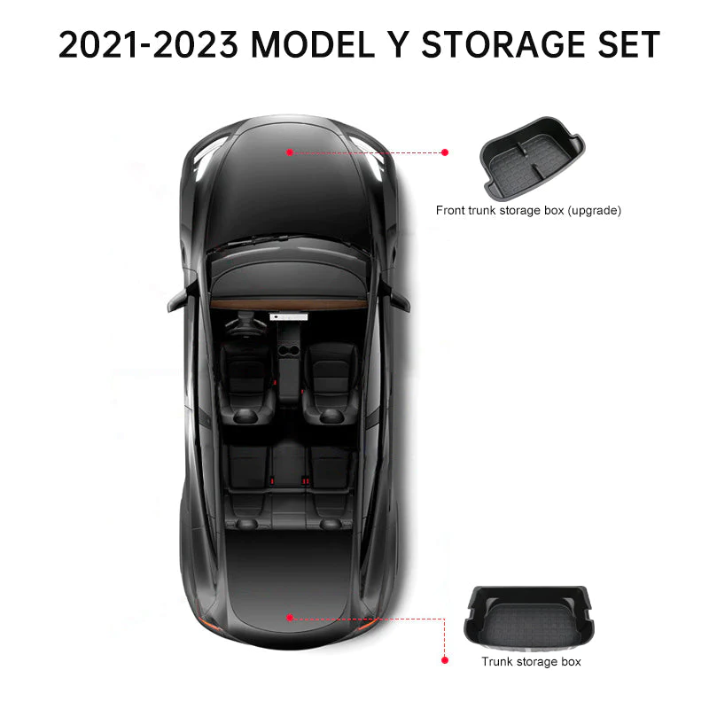 Interior Organizer Set – For Tesla Model Y (2021-2024)