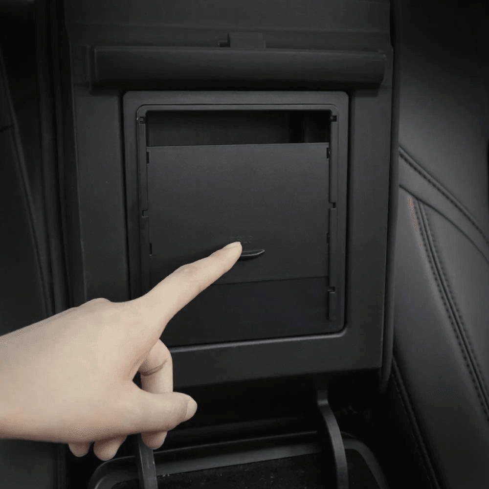 Hidden Armrest Storage Organizer – For Tesla Model 3/Y (2017-2024)